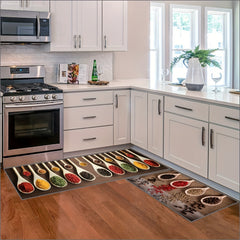 Stylish & Comfortable Anti Fatigue Kitchen Rugs Stain Resistant Non Slip