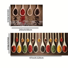 Stylish & Comfortable Anti Fatigue Kitchen Rugs Stain Resistant Non Slip