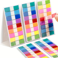 200 Sheets Transparent Sticky Notes with 10 Waterproof Index Tabs