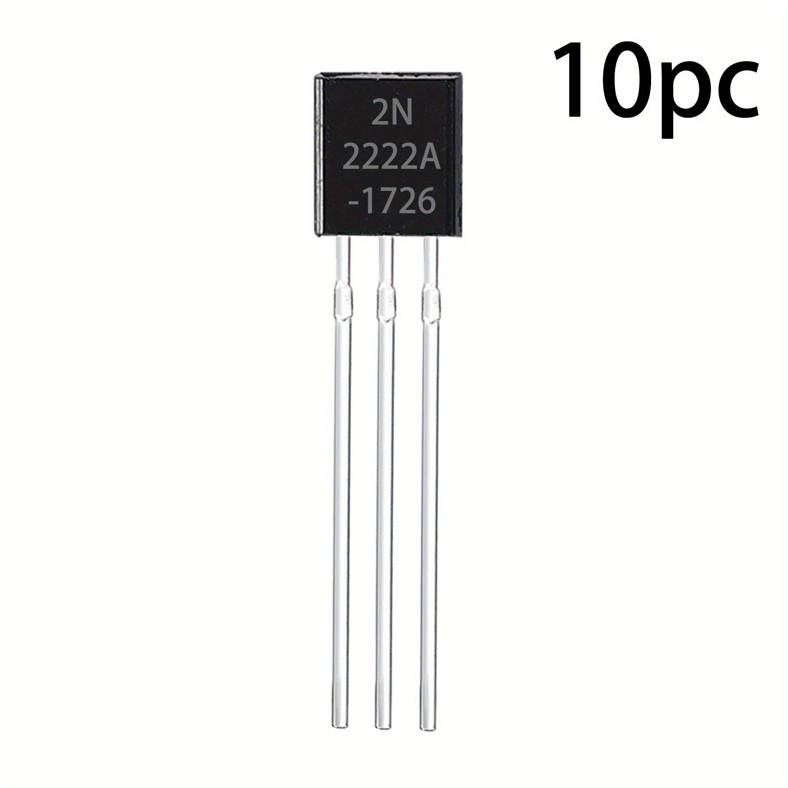10pcs 2N2222 Transistors NPN 40V 600mA 300MHz 625mW