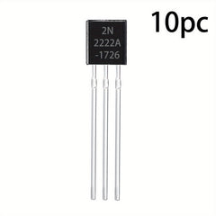 10pcs 2N2222 Transistors NPN 40V 600mA 300MHz 625mW