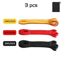 3pcs TPE Resistance Band for Workout Pilates Fitness Training