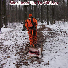 Deer Drag Harness with Handle Portable Puller Dragging Rope