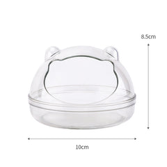 Transparent Washable Hamster Sand Bath for Nest