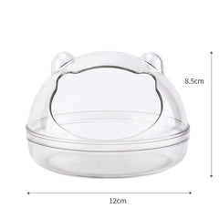 Transparent Washable Hamster Sand Bath for Nest