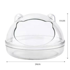 Transparent Washable Hamster Sand Bath for Nest