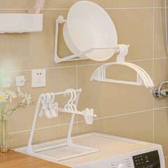 Clothes Hanger Storage Shelf Towel Rack Home Washing Machine Shelf