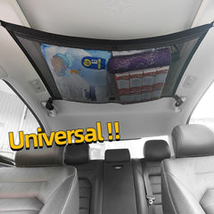 Car Ceiling Storage Bag Roof Cargo Net Organizer