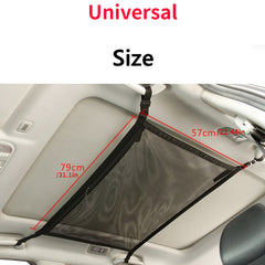 Car Ceiling Storage Bag Roof Cargo Net Organizer