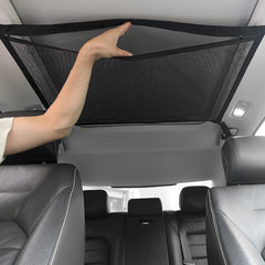 Car Ceiling Storage Bag Roof Cargo Net Organizer