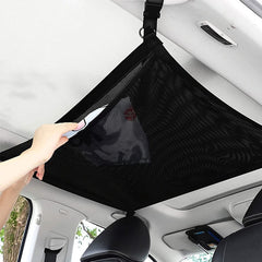 Car Ceiling Storage Bag Roof Cargo Net Organizer