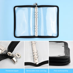 Clear Zipped Waterproof Binder Cover Protector