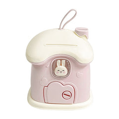 Creative Bunny Mushroom House Deposit Can for Kids Storage