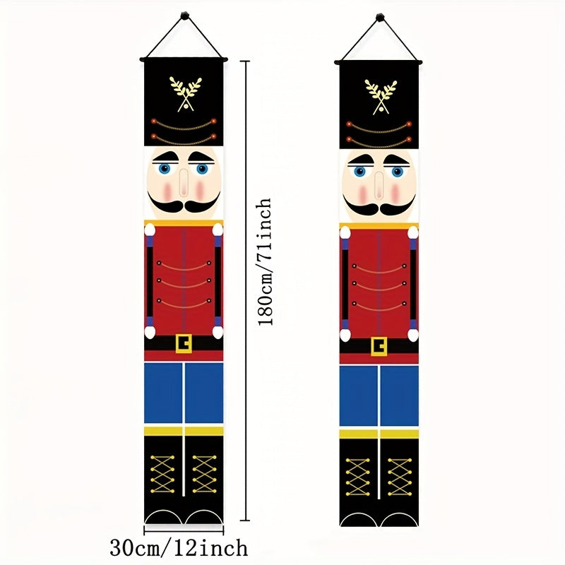 Festive Nutcracker Banners - Christmas Party Decor