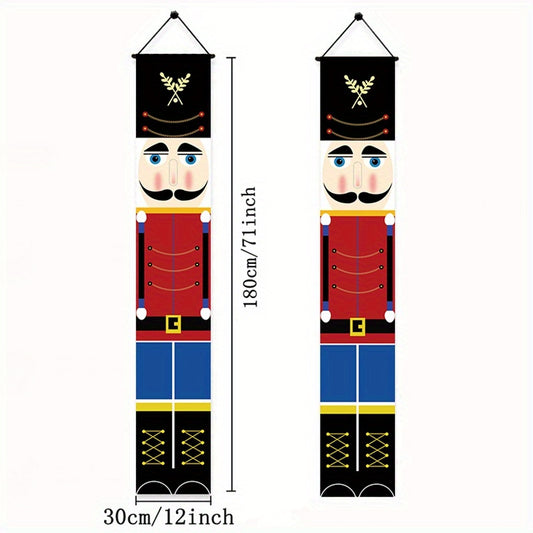 Festive Nutcracker Banners - Christmas Party Decor