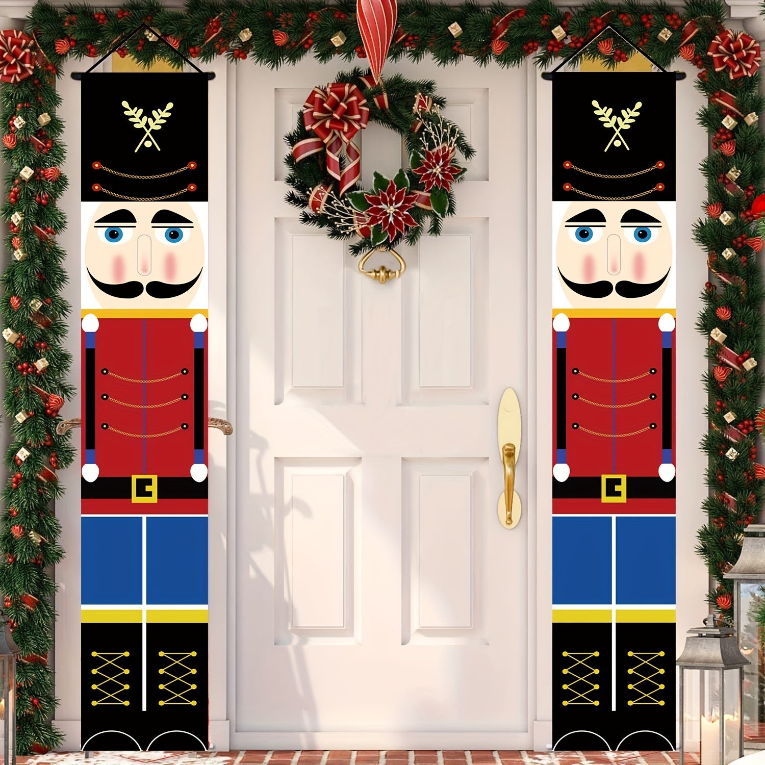 Festive Nutcracker Banners - Christmas Party Decor