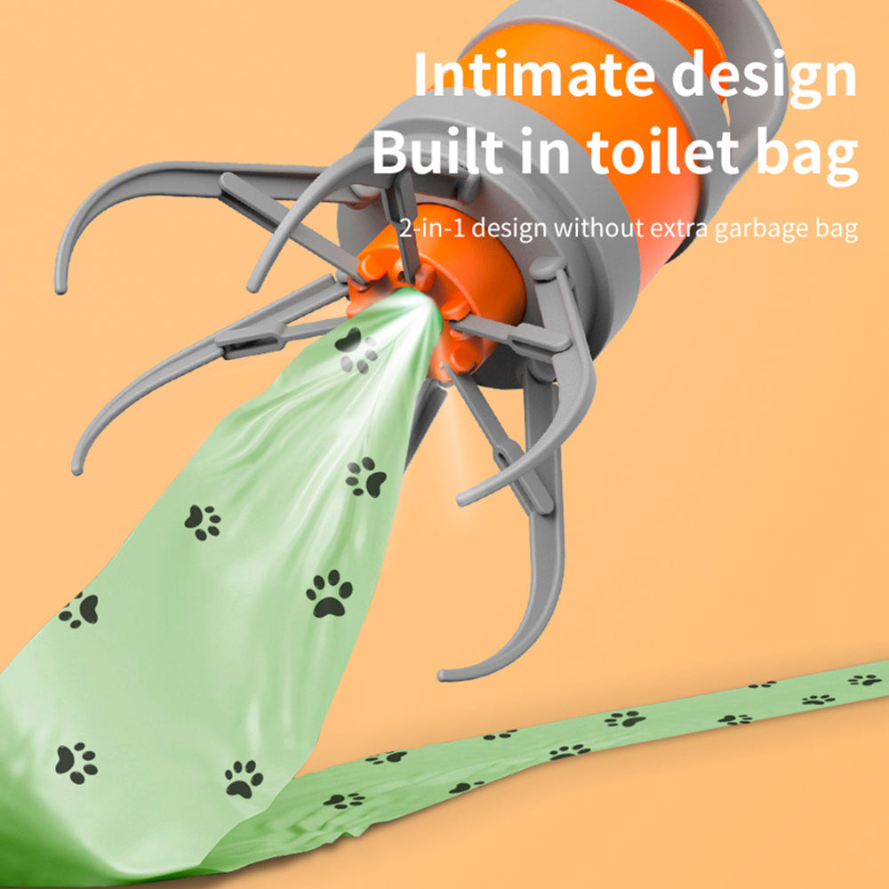Portable Dog Pooper Scooper with 45 Waste Bags