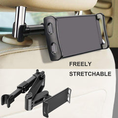 Universal Car Headrest Tablet Mount Holder 360 Swivel Angle Adjustable