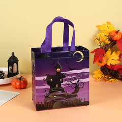 Halloween Non-woven Bag Ghost Pumpkin Foldable Food Gift Shopping Tote