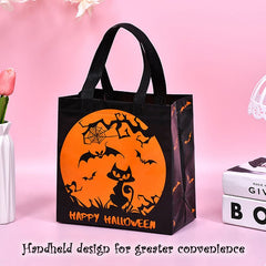 Halloween Non-woven Bag Ghost Pumpkin Foldable Food Gift Shopping Tote