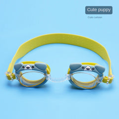 Kids Cartoon Swimming Goggles, Waterproof Anti-fog Goggles