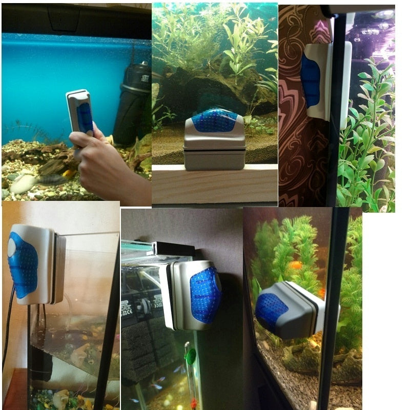 Magnetic Aquarium Algae Scraper Cleaner Brush