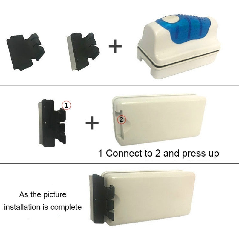 Magnetic Aquarium Algae Scraper Cleaner Brush