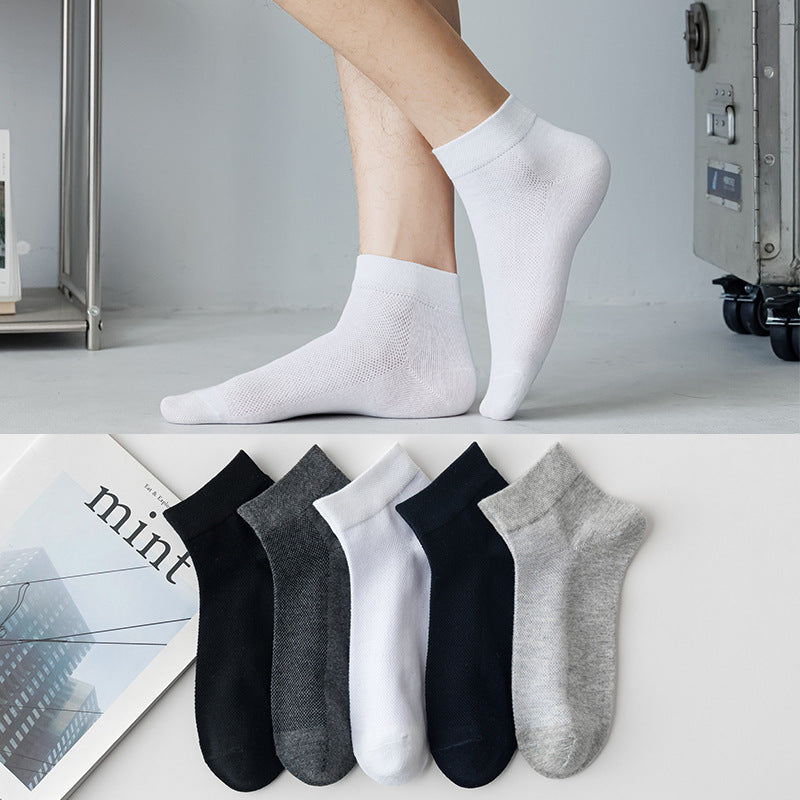 Men's Lightweight Low Cut Socks Soft & Comfortable Outdoor Thin Socks