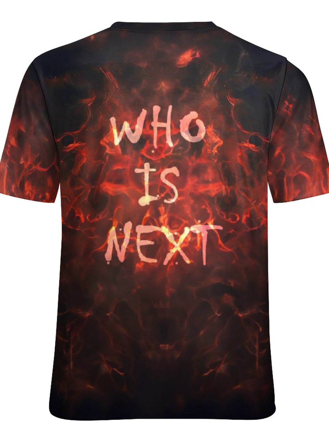 Men's 3D Death & Next Graphic Tee, Casual Stretch Breathable T-shirt