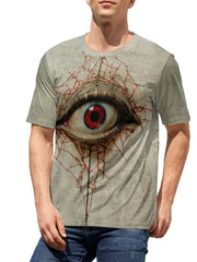Men's 3D Eye Of Horror Graphic T-shirt for Outdoor