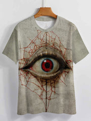 Men's 3D Eye Of Horror Graphic T-shirt for Outdoor