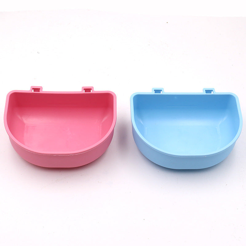 Portable Pet Hanging Bowl Non-slip Dog Food Water Feeder