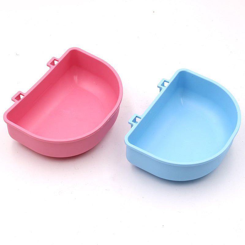 Portable Pet Hanging Bowl Non-slip Dog Food Water Feeder
