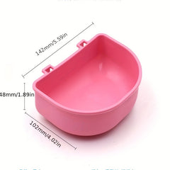 Portable Pet Hanging Bowl Non-slip Dog Food Water Feeder