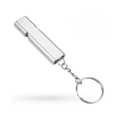 Aluminum Double Hole Survival Whistle High Frequency Sports Training