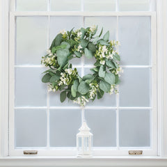 Artificial Garland Flower Front Door Decor Indoor Outdoor Festive Room Corri