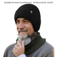 Men's Winter Velvet Woolen Hat Middle Aged Elderly