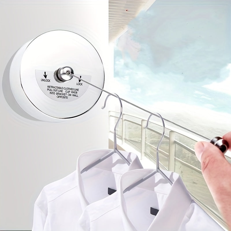 Telescopic Stainless Steel Clothes Drying Rope - Laundry Rack