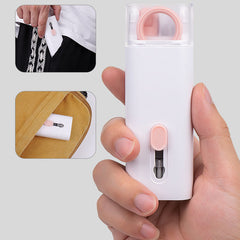 7-In-1 Portable Cleaning Kit Computer Headphone Cleaning Tool + Key Puller