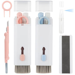 7-In-1 Portable Cleaning Kit Computer Headphone Cleaning Tool + Key Puller