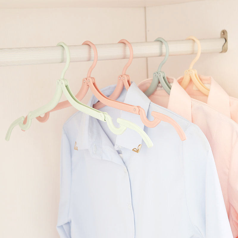 4pcs T Folding Clothes Hanger Portable Outdoor Non slip Clothes Hanger