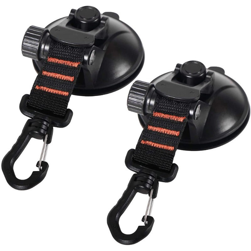 2pcs Car Tent Suction Cups Portable Suction Cup Nylon Hook