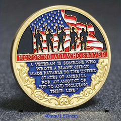 American Veteran Challenge Coin Thanksgiving Gift Collectible Coins