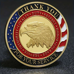 American Veteran Challenge Coin Thanksgiving Gift Collectible Coins
