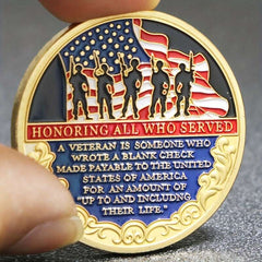American Veteran Challenge Coin Thanksgiving Gift Collectible Coins