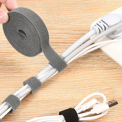 Adjustable Cable Management Ties 59in-118in with Magic Sticker