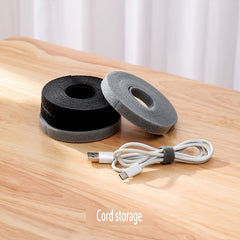 Adjustable Cable Management Ties 59in-118in with Magic Sticker