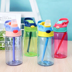 Plastic Cartoon Straw Cup with Strap for Summer