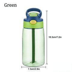 Plastic Cartoon Straw Cup with Strap for Summer