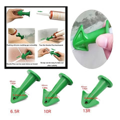 3pcs Caulk Nozzle Set Silicone Applicator Squeegee